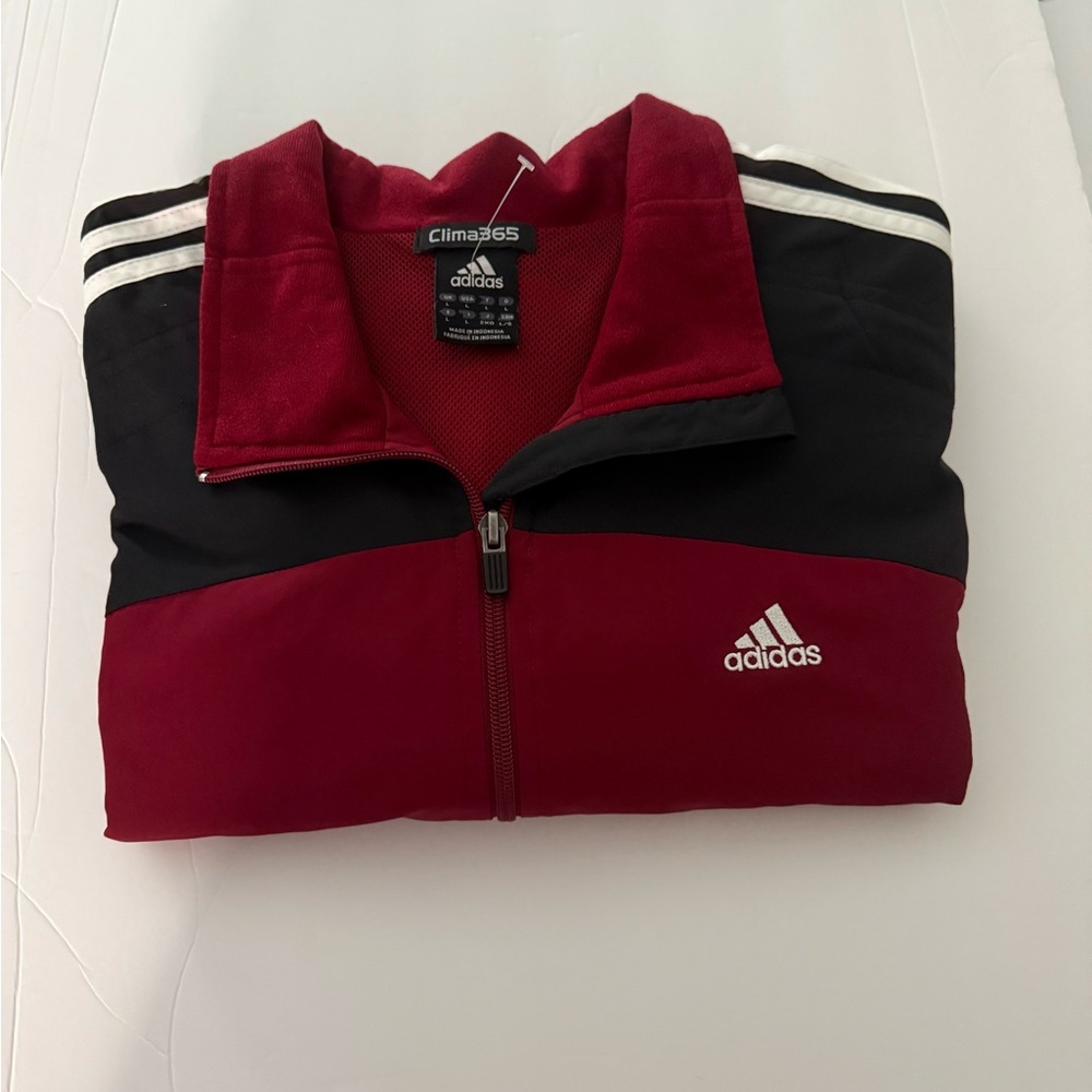 Adidas Red and Black Jacket